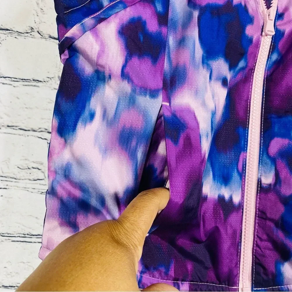 Old Navy Girls Purple and Blue Water-Resistant Vest Size M-8